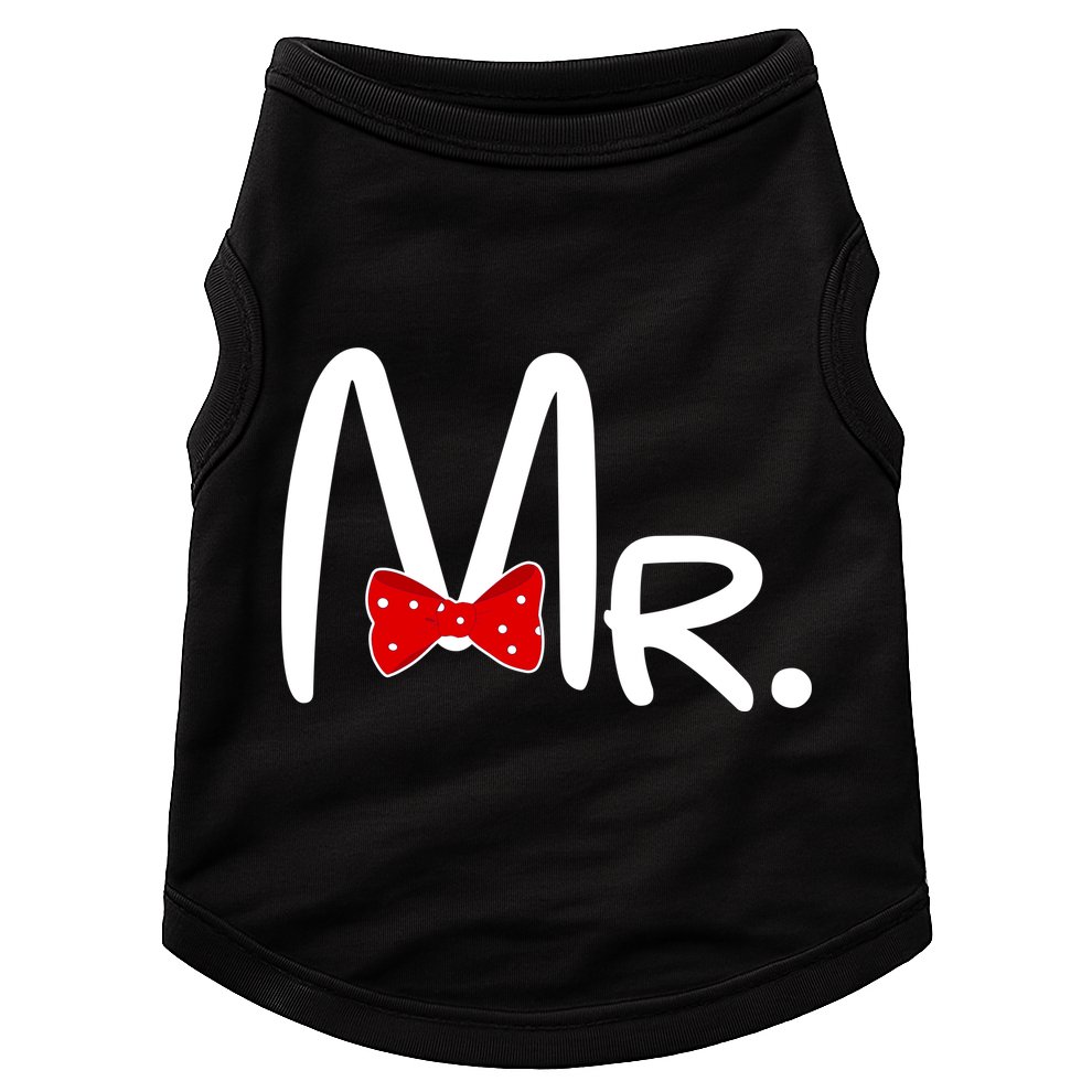 Mr. Bow Tie Cute Matching Couples Doggie Tank