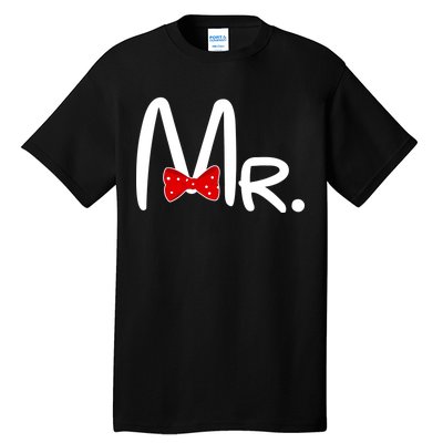 Mr. Bow Tie Cute Matching Couples Tall T-Shirt