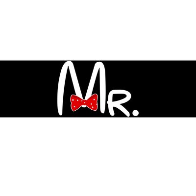 Mr. Bow Tie Cute Matching Couples Bumper Sticker