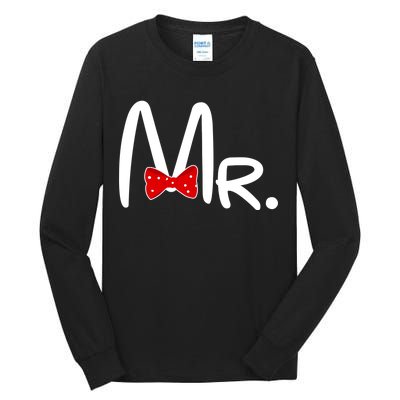 Mr. Bow Tie Cute Matching Couples Tall Long Sleeve T-Shirt