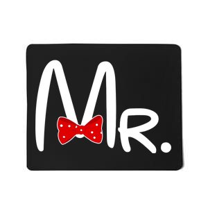 Mr. Bow Tie Cute Matching Couples Mousepad