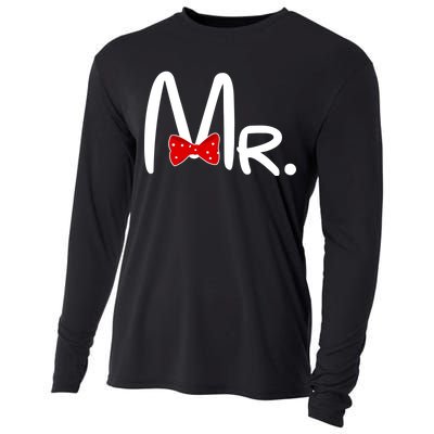 Mr. Bow Tie Cute Matching Couples Cooling Performance Long Sleeve Crew