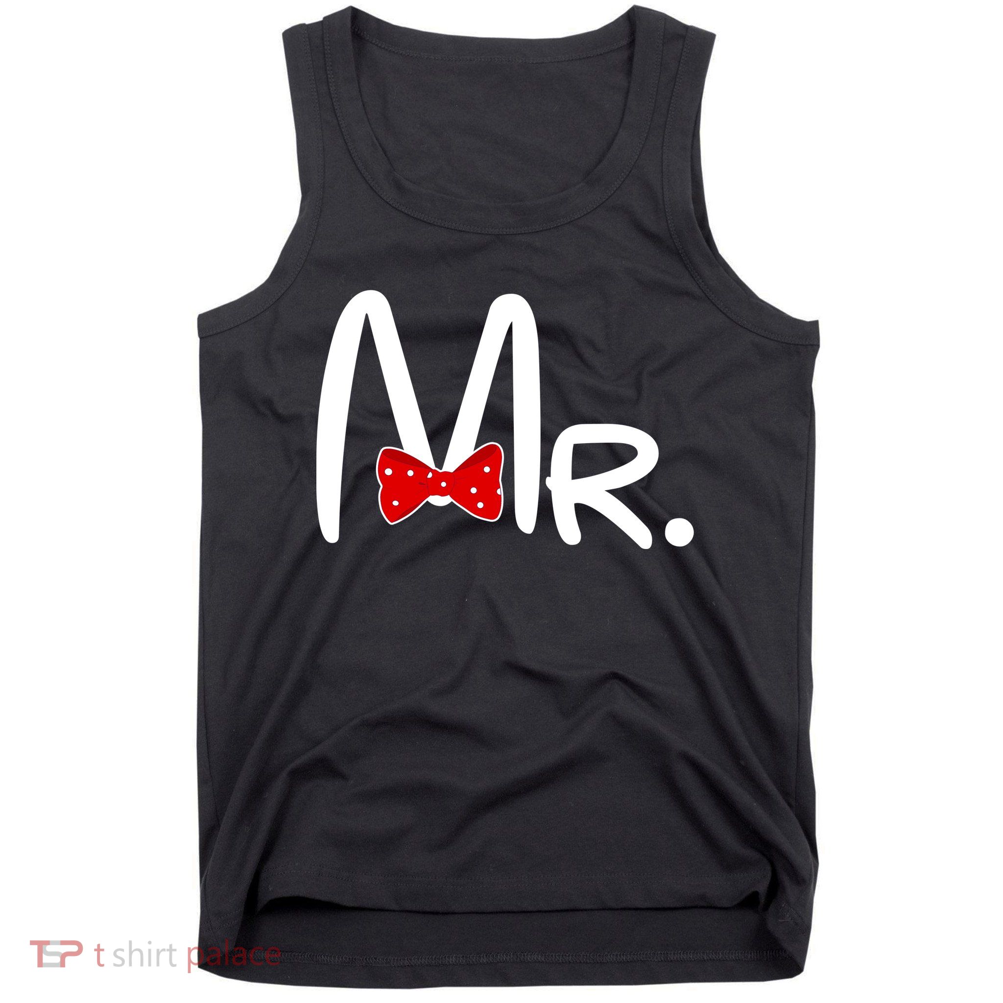 Mr. Bow Tie Cute Matching Couples Tank Top