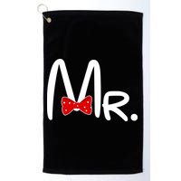Mr. Bow Tie Cute Matching Couples Golf Towel