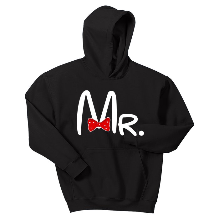 Mr. Bow Tie Cute Matching Couples Kids Hoodie