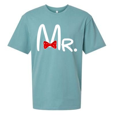 Mr. Bow Tie Cute Matching Couples Sueded Cloud Jersey T-Shirt