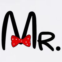 Mr. Bow Tie Cute Matching Couples Garment-Dyed Sweatshirt