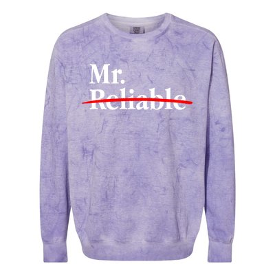 Mr. Unreliable Colorblast Crewneck Sweatshirt