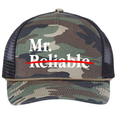 Mr. Unreliable Retro Rope Trucker Hat Cap