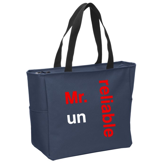 Mr. Unreliable Oklahoma Basketball Zip Tote Bag