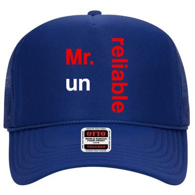 Mr. Unreliable Oklahoma Basketball High Crown Mesh Back Trucker Hat