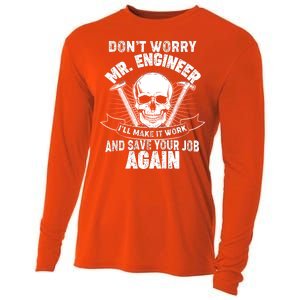 Mr Engineer I'll Make It Work And Save Your Job Cooling Performance Long Sleeve Crew