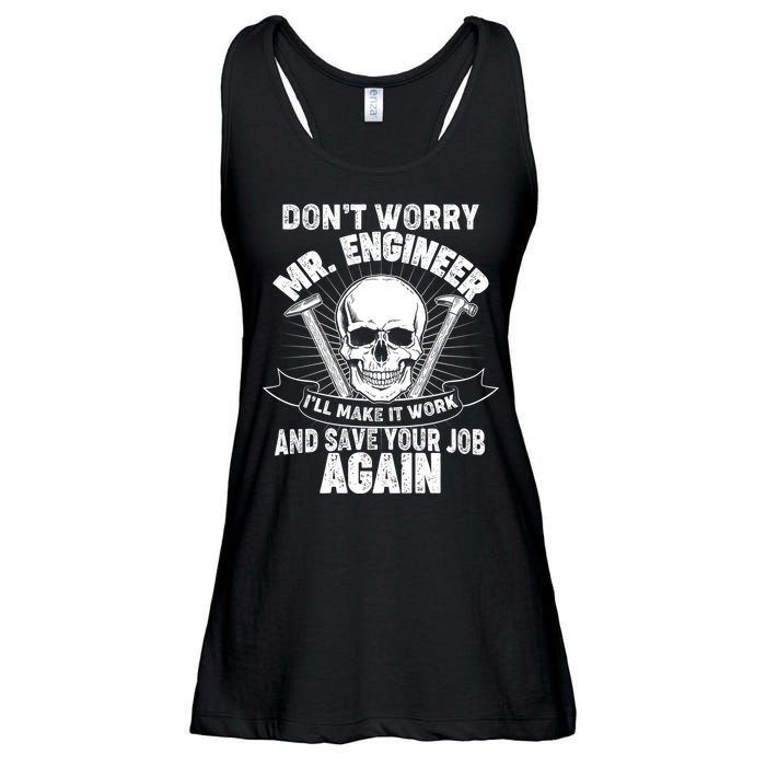 Mr Engineer I'll Make It Work And Save Your Job Ladies Essential Flowy Tank
