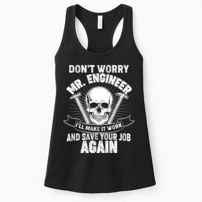 Mr Engineer I'll Make It Work And Save Your Job Womens Tank Top