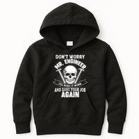 Mr Engineer I'll Make It Work And Save Your Job Kids Hoodie