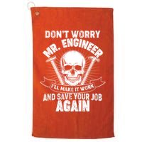 Mr Engineer I'll Make It Work And Save Your Job Golf Towel