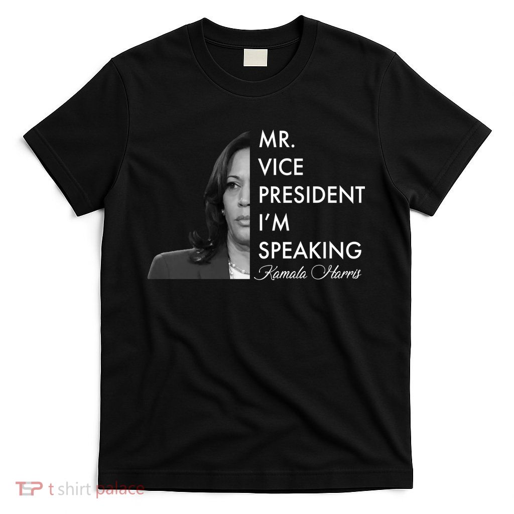 Mr Vice President I'm Speaking Kamala Harris Portrait T-Shirt