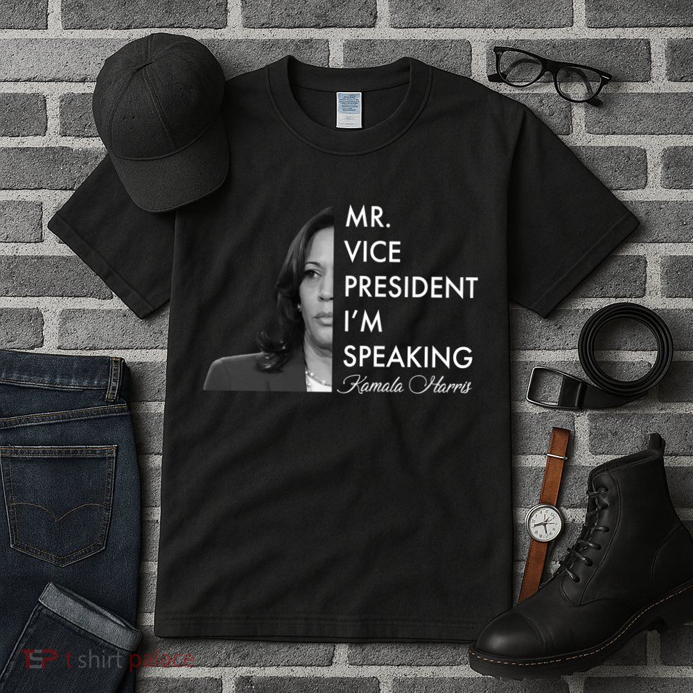 Mr Vice President I'm Speaking Kamala Harris Portrait Tall T-Shirt