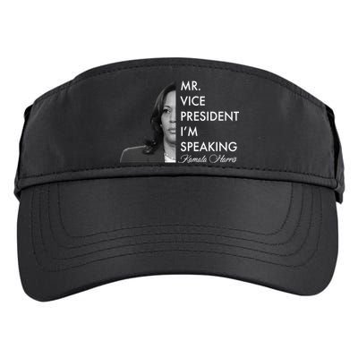 Mr Vice President I'm Speaking Kamala Harris Portrait Adult Drive Performance Visor