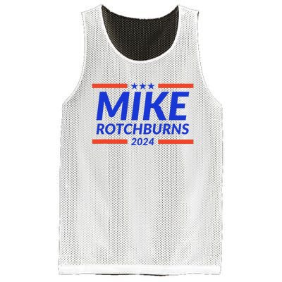 Mike Rotchburns 2024 Funny Gag Gift Mesh Reversible Basketball Jersey Tank