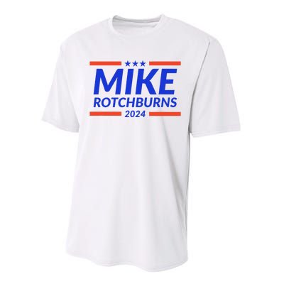 Mike Rotchburns 2024 Funny Gag Gift Performance Sprint T-Shirt