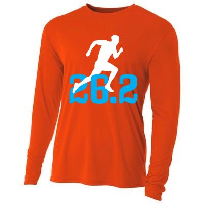 Marathon Running 26 2 Miles Marathon Runner Gift Cooling Performance Long Sleeve Crew