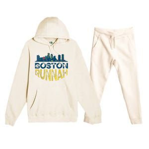 Marathon Runner 262 Miles Runnah Premium Hooded Sweatsuit Set