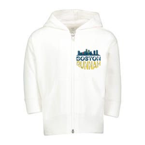 Marathon Runner 262 Miles Runnah Toddler Zip Fleece Hoodie