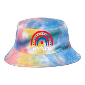 Merica Rainbow 4th Of July Celebration Tie Dye Newport Bucket Hat