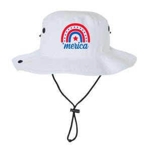 Merica Rainbow 4th Of July Celebration Legacy Cool Fit Booney Bucket Hat