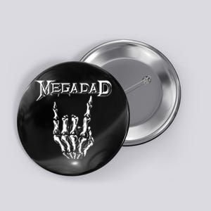 Megadad Retro 90s Hard Rock Band Heavy Metal Button