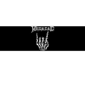 Megadad Retro 90s Hard Rock Band Heavy Metal Bumper Sticker