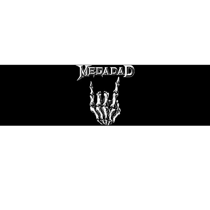 Megadad Retro 90s Hard Rock Band Heavy Metal Bumper Sticker