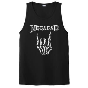 Megadad Retro 90s Hard Rock Band Heavy Metal PosiCharge Competitor Tank