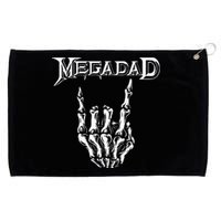 Megadad Retro 90s Hard Rock Band Heavy Metal Grommeted Golf Towel