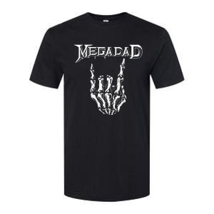 Megadad Retro 90s Hard Rock Band Heavy Metal Softstyle CVC T-Shirt