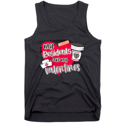 My Residents Are My Valentine Valentines Day Doctor Nurse Tank Top