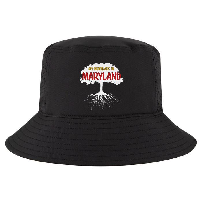 My Roots Are In Maryland I Love Maryland Md State Pride Cool Comfort Performance Bucket Hat