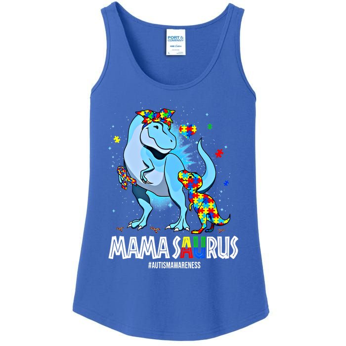 Mamasaurus Rex Autism Awareness Autistic MotherS Day Funny Gift Ladies Essential Tank