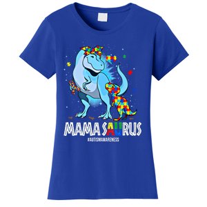 Mamasaurus Rex Autism Awareness Autistic MotherS Day Funny Gift Women's T-Shirt