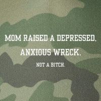 Mom Raised A Depressed Anxious Wreck Not A B!Tch Legacy Tie Dye Trucker Hat