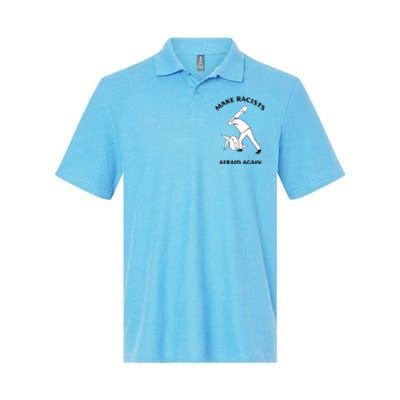 Make Racists Afraid Again Softstyle Adult Sport Polo