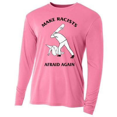 Make Racists Afraid Again Cooling Performance Long Sleeve Crew