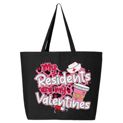 My Residents Are My Valentine Valentines Day Doctor Nurse 25L Jumbo Tote