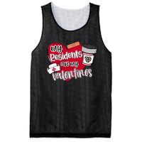 My Residents Are My Valentine Valentines Day Doctor Nurse Mesh Reversible Basketball Jersey Tank