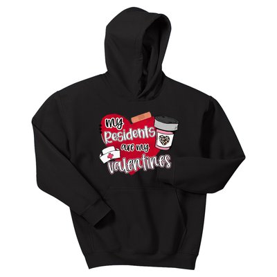 My Residents Are My Valentine Valentines Day Doctor Nurse Kids Hoodie