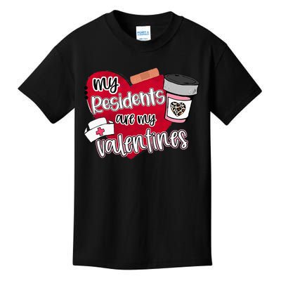 My Residents Are My Valentine Valentines Day Doctor Nurse Kids T-Shirt