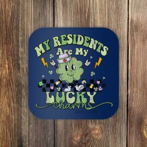 My Residents Are My Lucky CNA Life St Patrick's Day Coaster