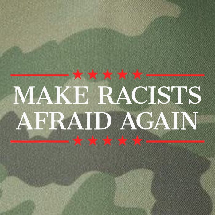 Make Racists Afraid Again Legacy Tie Dye Trucker Hat