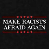 Make Racists Afraid Again Ladies PosiCharge Tri-Blend Wicking Tank